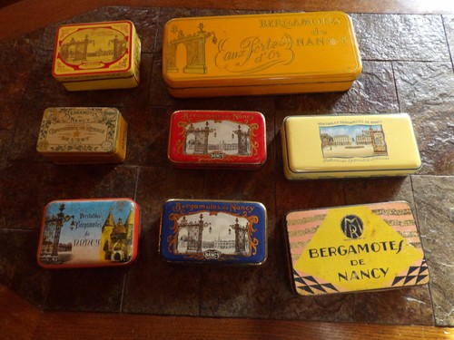 Anciennes boites bergamottes - anciennes,