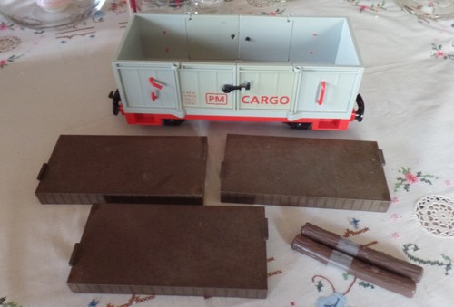 Playmobil wagon gris - wagon, train