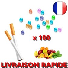 Capsules Billes Cigarettes BOITE Parfumées Menthe 100 PCS Fruit Perles Tabagisme