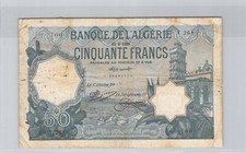 Algérie 50 Francs 12.8.1920