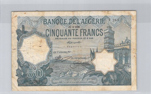 Algérie francs 8 - algérie, 50
