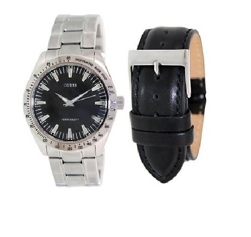 Guess silver tone - silver, tone+black