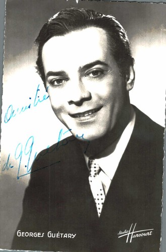 Georges guetary signature - guetary,
