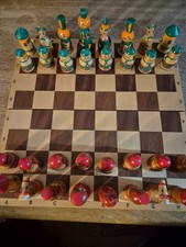 Jeu échecs bois style - jeu, en