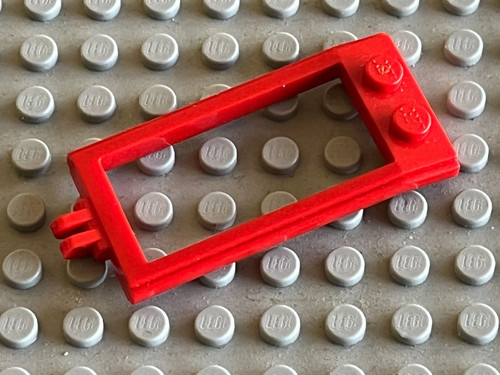 Lego red horse hitching with - red,