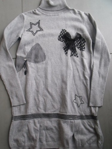 Robe pull tunique fille - pull,