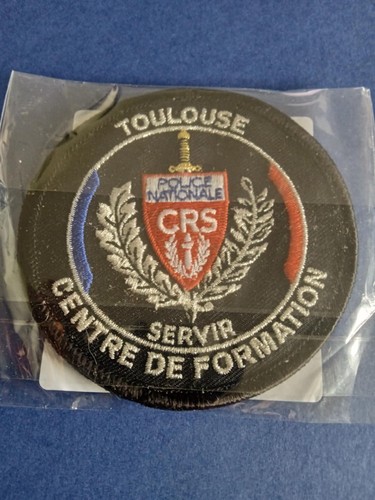 Police nationale brode crs - police,