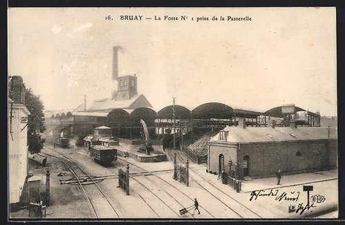 Cpa bruay fosse 1 - fosse,