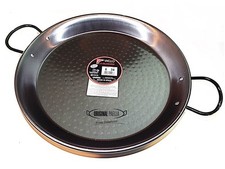 Poele a Paella en Acier Poli