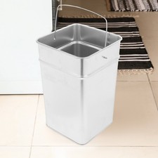  Poubelle poubelle en métal seau seau de stockage des ordures conteneur de seau