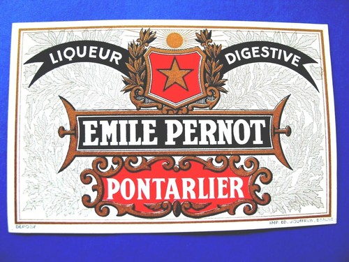 Ancienne etiquette liqueur - ancienne,