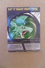Bakugan 2008 ‘Get It Right Next Time'Battle Brawlers-40/48d - RARE 