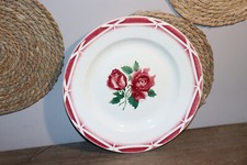 plat rond ancien Digoin-