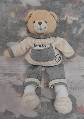 Doudou ours avec mouchoir - avec,