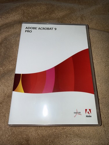Adobe acrobat pro - acrobat, 9
