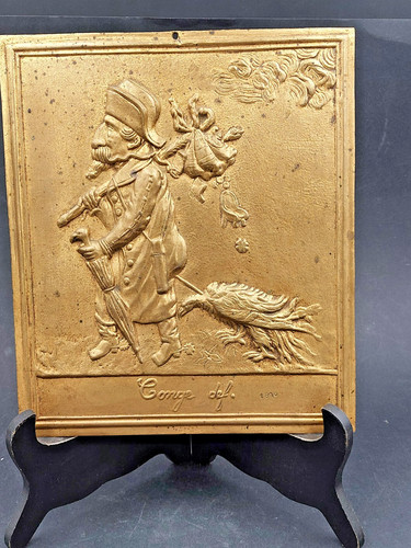 Napoleon iii plaque - iii, satirique
