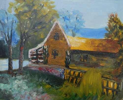 Tableau peinture huile sur - tableau,