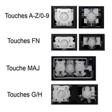Touche Clavier pour DELL Latitude 5500 5501 5510 / Precision 3500 3501 3540 3550