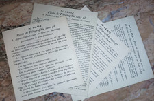 ancien carton poste de