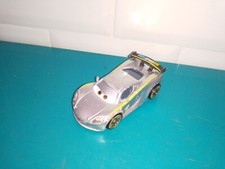 BAC1 Voiture en métal Mattel Cars Disney pixar lewis hamilton argenté carbone