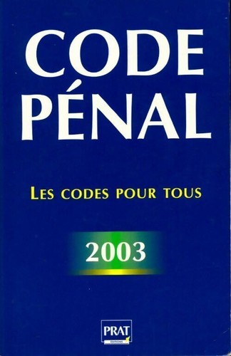 Code pénal 2003 - -,