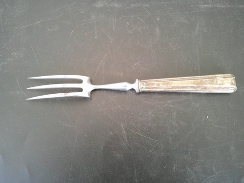 Fourchette viande ancienne - a,