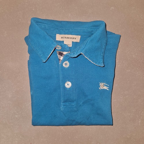 Polo bleu burberry mois - 9,