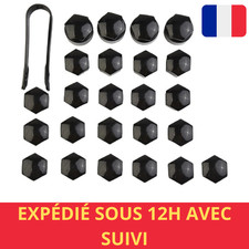 Cache Écrou Jante 17mm NOIR