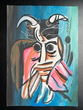 Dessin Wifredo Lam sur papier