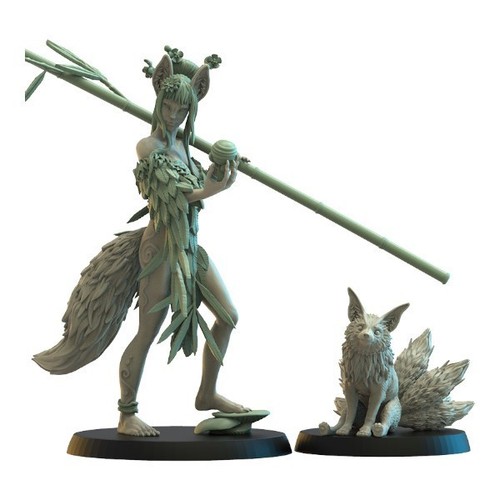 Elfes mori druide renard - mori,