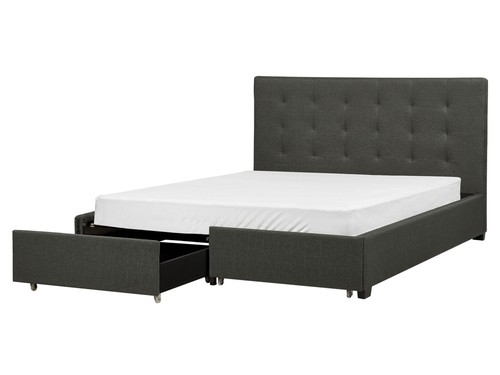 Lit double 160x200 tissu - lit, cm