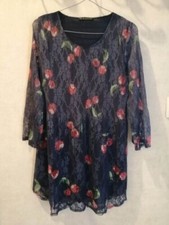 Tunique bleue polyester doublé haut élastique T40 Vie Nocturne (2204119)