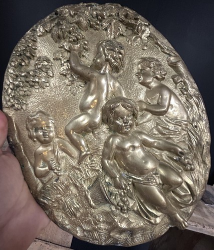 Fauché xviieme plaque bronze - fauché,