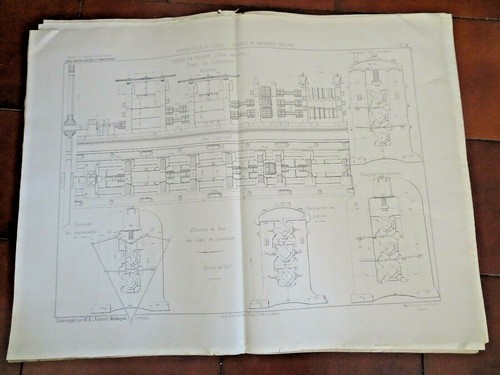 Ecole centrale plan - coupe, imp