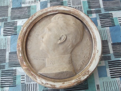 Sculpture terre cuite ancienne - cuite,
