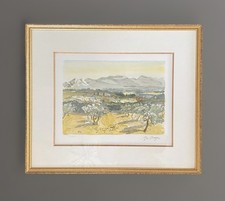 Yves Brayer Lithographie "Paysage Provençal" N°49/125  Tableau Très Bon état