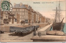 S23699 cpa 50 Cherbourg - Quai Alexandre III