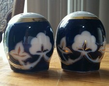 Asian ceramic cobalt blue and