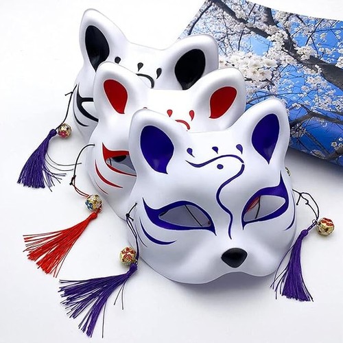 Ensemble masques kitsune - ensemble,