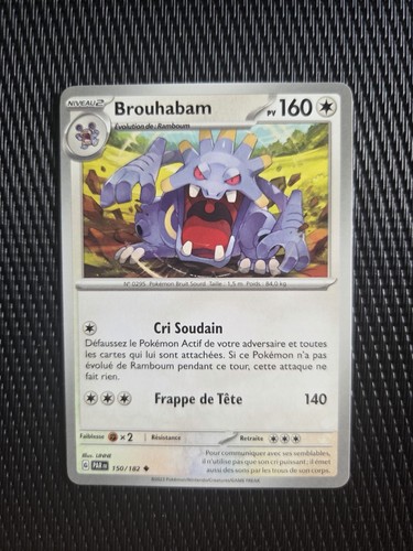 Carte pokémon brouhabam - carte,