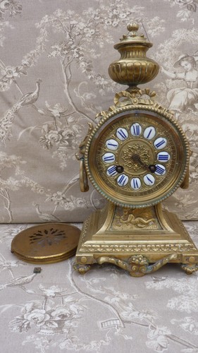 Pendule borne bronze napoleon - borne,