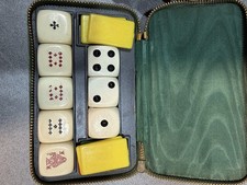 Jeu dés poker as ancien - , d'as