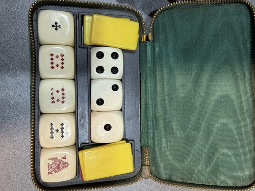 Jeu dés poker - poker, d'as