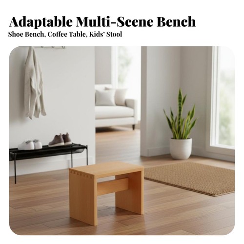 Tabouret bas carré structure - tabouret,