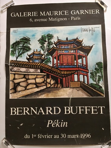 Bernard buffet affiche 1996 - buffet,