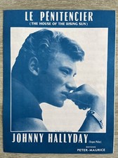 Johnny Hallyday | Le Pénitencier | Partition Peter Maurice | Bon Etat