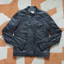 Veste cuir véritable - cuir,
