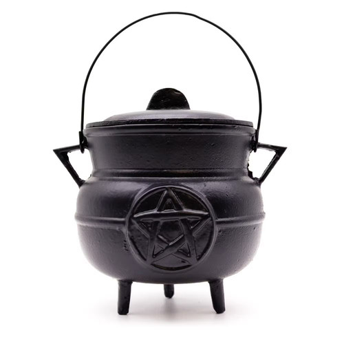 Grand chaudron rituel fonte - chaudron,