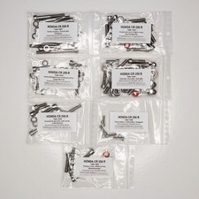 HONDA CR 250 R 1986 1987 1988 1989 Kit vis BTR inox moteur complet CR250 