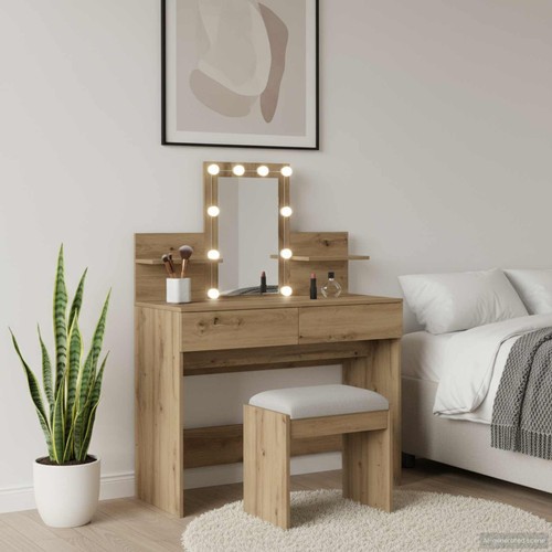 Coiffeuse avec led table - avec, de